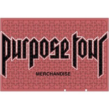 Baskı Dükkanı Justin Bieber Purpose Tour Puzzle 240 Parça Yapboz