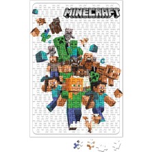Baskı Dükkanı Minecraft Puzzle 240 Parça Yapboz