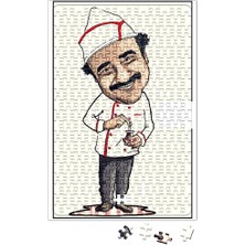 Baskı Dükkanı Çay Erdal Bakkalda Içilir 04 Puzzle 240 Parça Yapboz