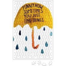 Baskı Dükkanı How I Meet You Mother Umbrella Puzzle 240 Parça Yapboz