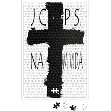 Baskı Dükkanı Gospel Jesus Na Minha Vıda Puzzle 240 Parça Yapboz