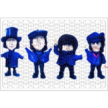 Baskı Dükkanı The Beatles Help Puzzle 240 Parça Yapboz