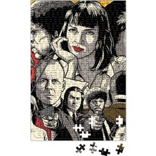 Baskı Dükkanı Pulp Fiction Illüstrasyon Puzzle 240 Parça Yapboz