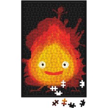Baskı Dükkanı Howls Moving Castle Calcifer Puzzle 240 Parça Yapboz
