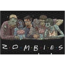 Baskı Dükkanı Zombie Friends Puzzle 240 Parça Yapboz