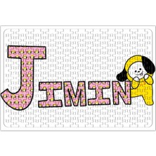 Baskı Dükkanı Bts Meets BT21 Jımın Puzzle 240 Parça Yapboz