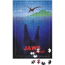 Baskı Dükkanı Jurassik Park Jaws Puzzle 240 Parça Yapboz