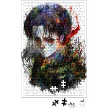 Baskı Dükkanı Attack On Titan Levi Puzzle 240 Parça Yapboz