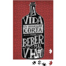 Baskı Dükkanı Vino Solo Bueno Puzzle 240 Parça Yapboz