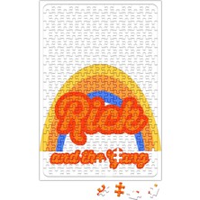 Baskı Dükkanı Rick And The Gang Puzzle 240 Parça Yapboz