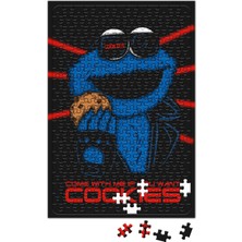 Baskı Dükkanı Cookie Monster The Cookienator Puzzle 240 Parça Yapboz