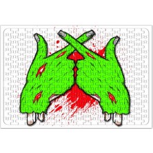 Baskı Dükkanı Zumbi x Puzzle 240 Parça Yapboz