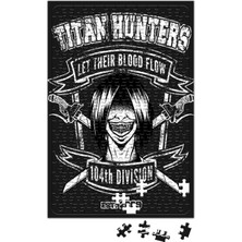 Baskı Dükkanı Attack On Titan Titan Hunters Puzzle 240 Parça Yapboz