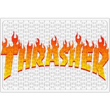 Baskı Dükkanı Transparent Thrasher Puzzle 240 Parça Yapboz