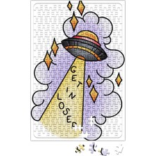 Baskı Dükkanı Ufo Get In Loser Puzzle 240 Parça Yapboz