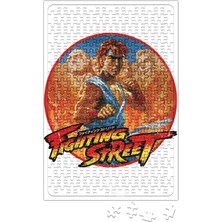 Baskı Dükkanı Street Fighter Fighting Street Puzzle 240 Parça Yapboz
