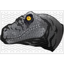 Baskı Dükkanı Jurassic Park Amber Eye Puzzle 240 Parça Yapboz