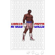 Baskı Dükkanı Apollo Creed Puzzle 240 Parça Yapboz