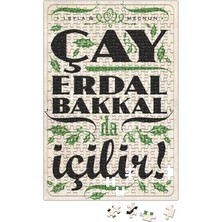 Baskı Dükkanı Çay Erdal Bakkalda Içilir Erdal Bakkal Puzzle 240 Parça Yapboz