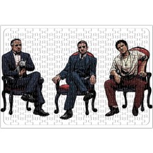 Baskı Dükkanı The Godfather Godfathers Puzzle 240 Parça Yapboz
