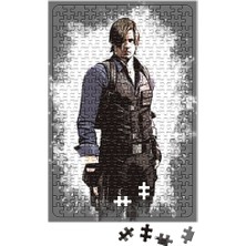 Baskı Dükkanı A Tribute To Leon Kennedy Onesie Puzzle 240 Parça Yapboz