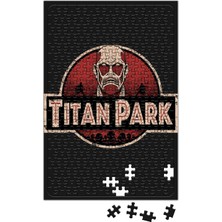 Baskı Dükkanı Attack On Titan Titan Park Puzzle 240 Parça Yapboz