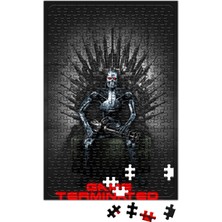 Baskı Dükkanı Terminator Game Termınated Puzzle 240 Parça Yapboz