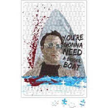 Baskı Dükkanı Jaws You're Gonna Need A Bigger Boat Puzzle 240 Parça Yapboz