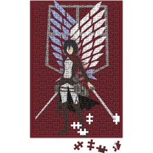 Baskı Dükkanı Attack On Titan Mikasa Puzzle 240 Parça Yapboz