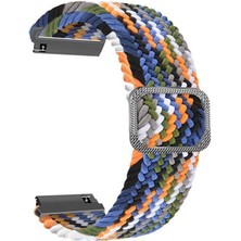 Case Street Casestreet Amazfit Pace 46MM Kordon Örgülü  Kumaş Ayarlanabilir Krd 01 Gri