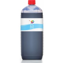 Qc Epson Süblimasyon Mürekkep 6 Renk Qc Pro Serisi 1000ML Lc Dye Açık Mavi