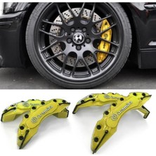 Gürler Oto Aksesuar Sarı Kaliper Kapağı 4'lü Set