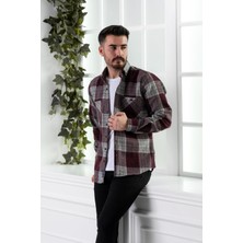 Dorss Slimfit Çift Cepli Ekoseli Erkek Oduncu Gömlek