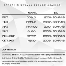 Alpha Auto Part Fiat Doblo, Peugeot Için Sürgülü Kapı Kilit Karşılık Plastiği