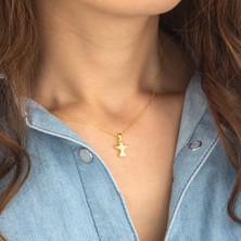 Ravza Gümüş 925 Ayar Gümüş Melek Kolye 