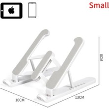 Mbois Telefon Tablet Standı Yükseklik Ayarlı Stand Beyaz