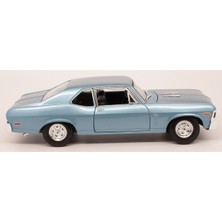 Maisto 1/18 1970 Model Chevrolet Nova Ss Mavi