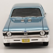 Maisto 1/18 1970 Model Chevrolet Nova Ss Mavi