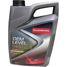 Champion Oem Level 5W30 C3 Ll 3 Motor Yağı 5lt Benzin Dizel