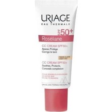 Urıage Roseliane Cc Cream Spf50+ 40 ml Kızarıklığa Eğilimli Olan Hassas Ciltler İçin Güneş Kremi