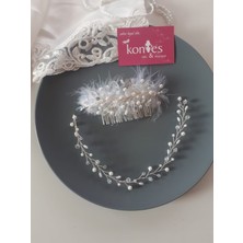 Kontes Gelin Tacı Saç Aksesuarı