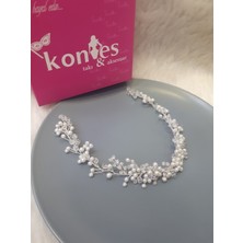 Kontes Gelin Tacı  Saç  Aksesuarı