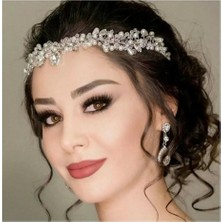 Kontes Gelin Tacı  Saç  Aksesuarı