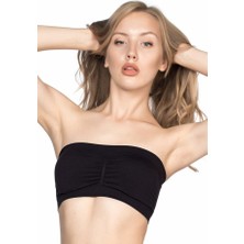 Emay Siyah Emay 4022 Pedli Straplez Korse