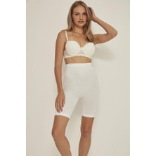 Emay Beyaz Emay 3005 Soft Uzun Paça Boxer