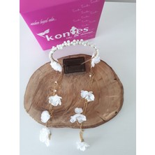 Kontes Gelin Tacı Saç Aksesuarı Lohusa Tacı