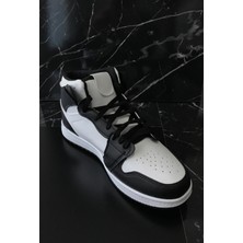 Toptan Bulurum Saltukso Bilekli Boğazlı - Siyah Beyaz Spor Ayakkabı Unisex