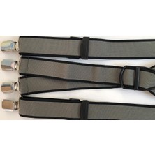 Kemer Sepeti Haki Pantolon Askısı 4 Klipsli