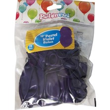 Balonevi Baskısız 12 Inç Violet  Balon 25LI