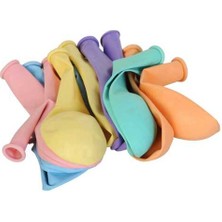 Balonevi 12 Inç 15 Li  Karışık Renk Makaron Balon